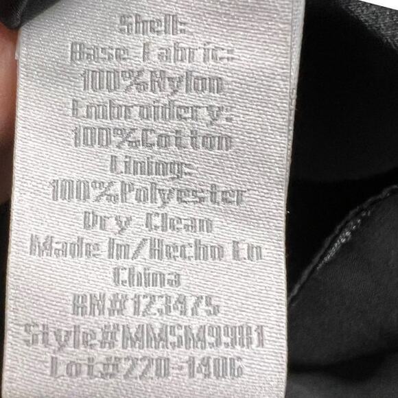 Black Puffy Short Strapless Short Prom Formal Dress Pearl Size 2 - Picture 5 of 8